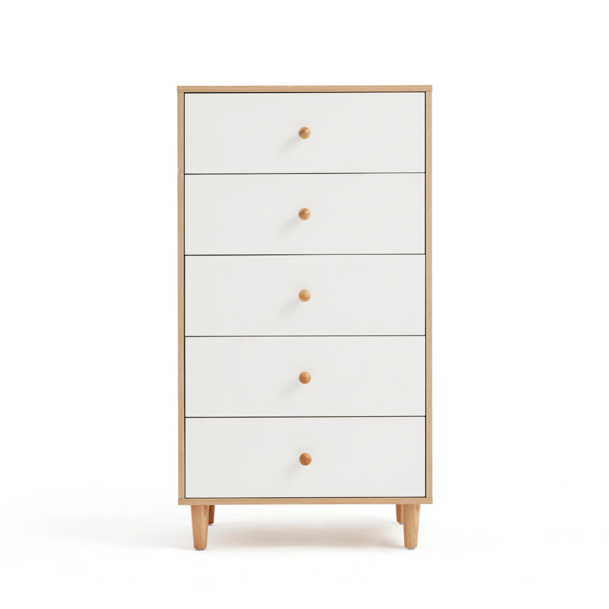 White, Natural Wood