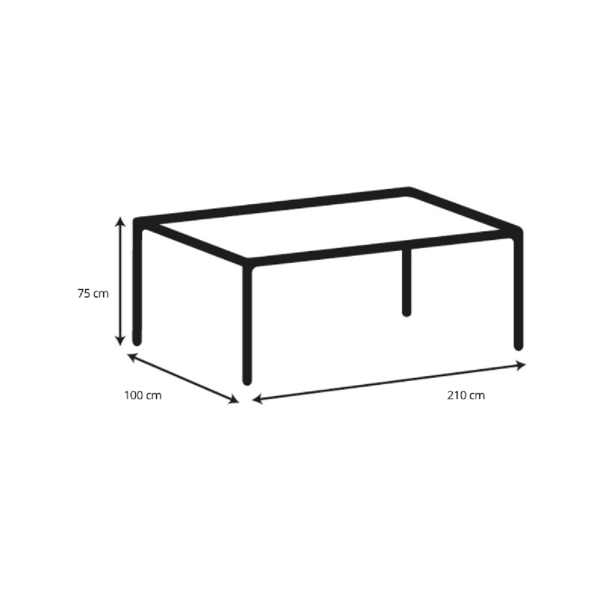 Hjem Design Trenton 12-Seater Dining Table with Extension Leaves