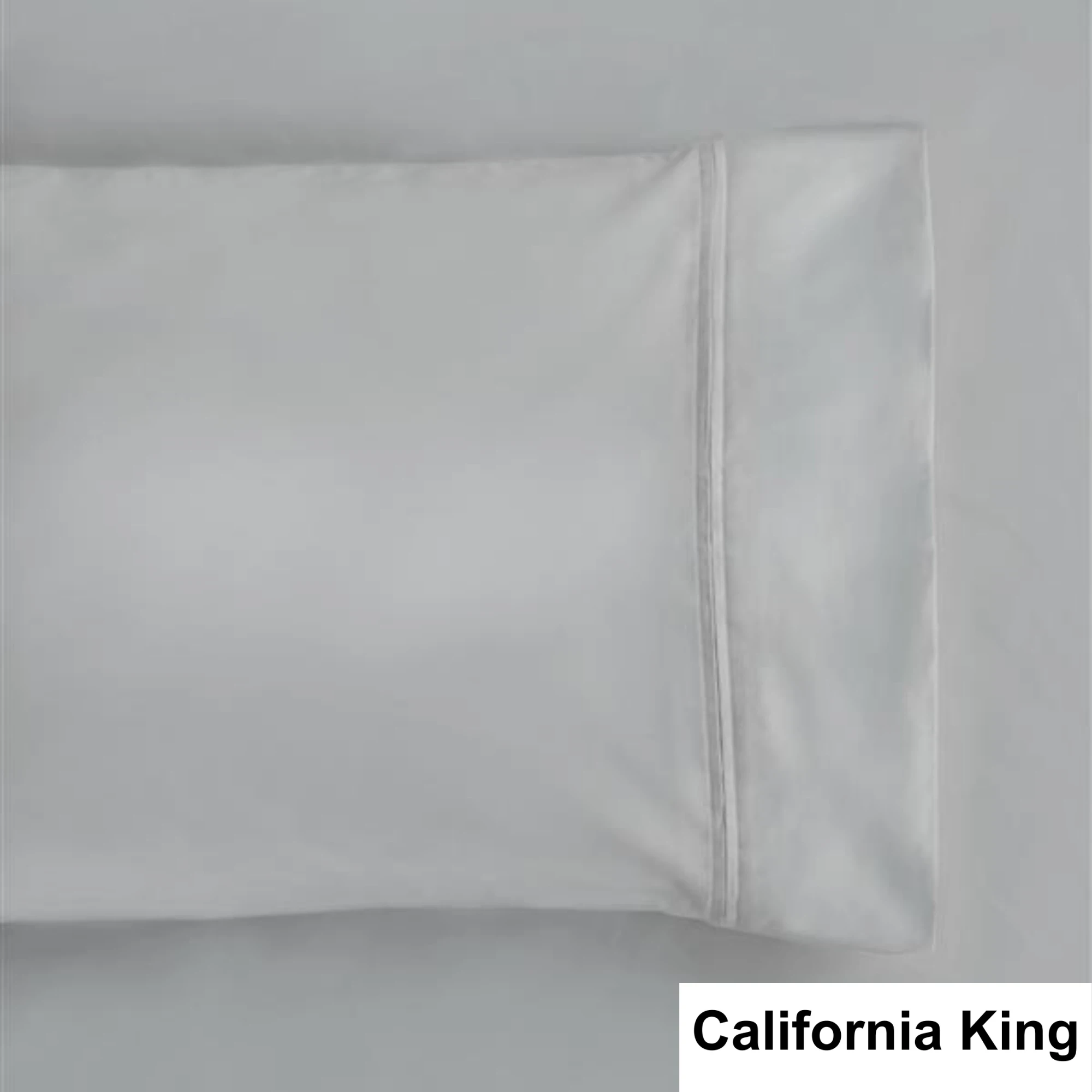 SAVONA 1000T Cotton Sheet Set, Silver, California King