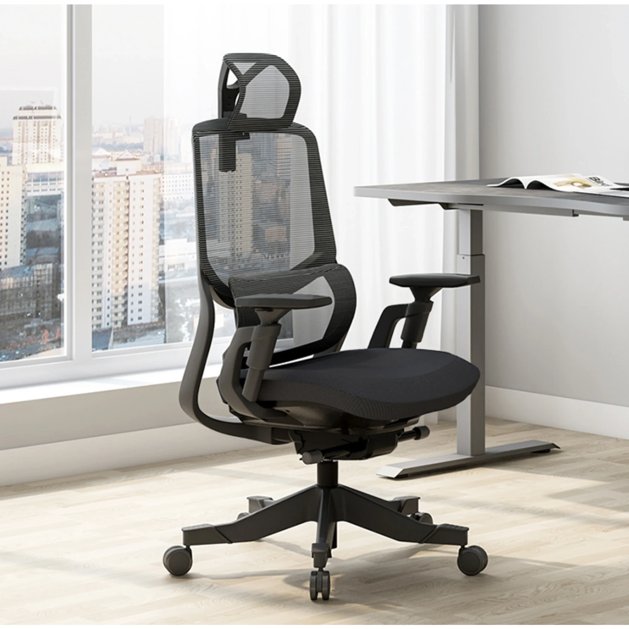 Loctek YZ502 Ergonomic Office Chair, Black