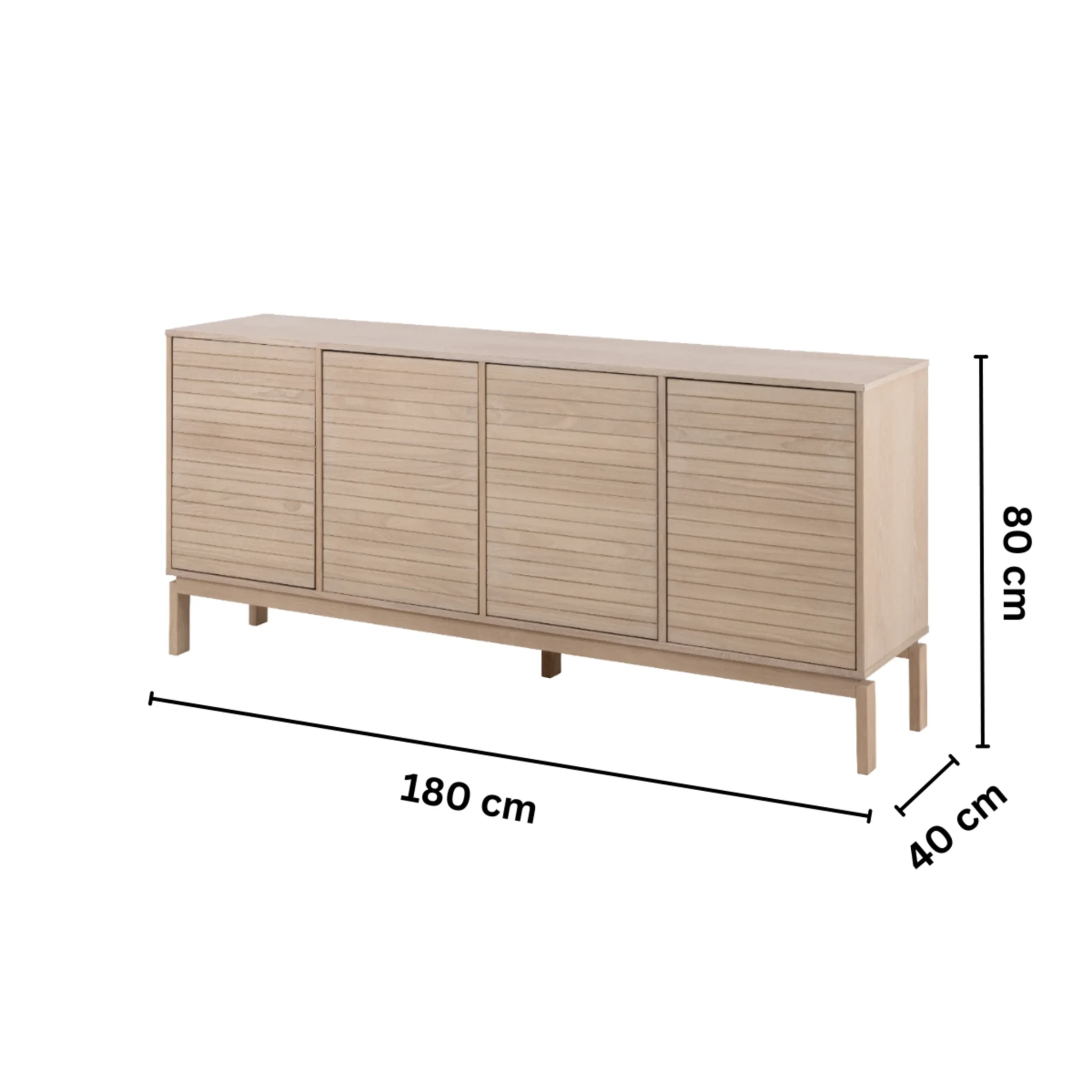 Hjem Design Linley Sideboard, 180cm