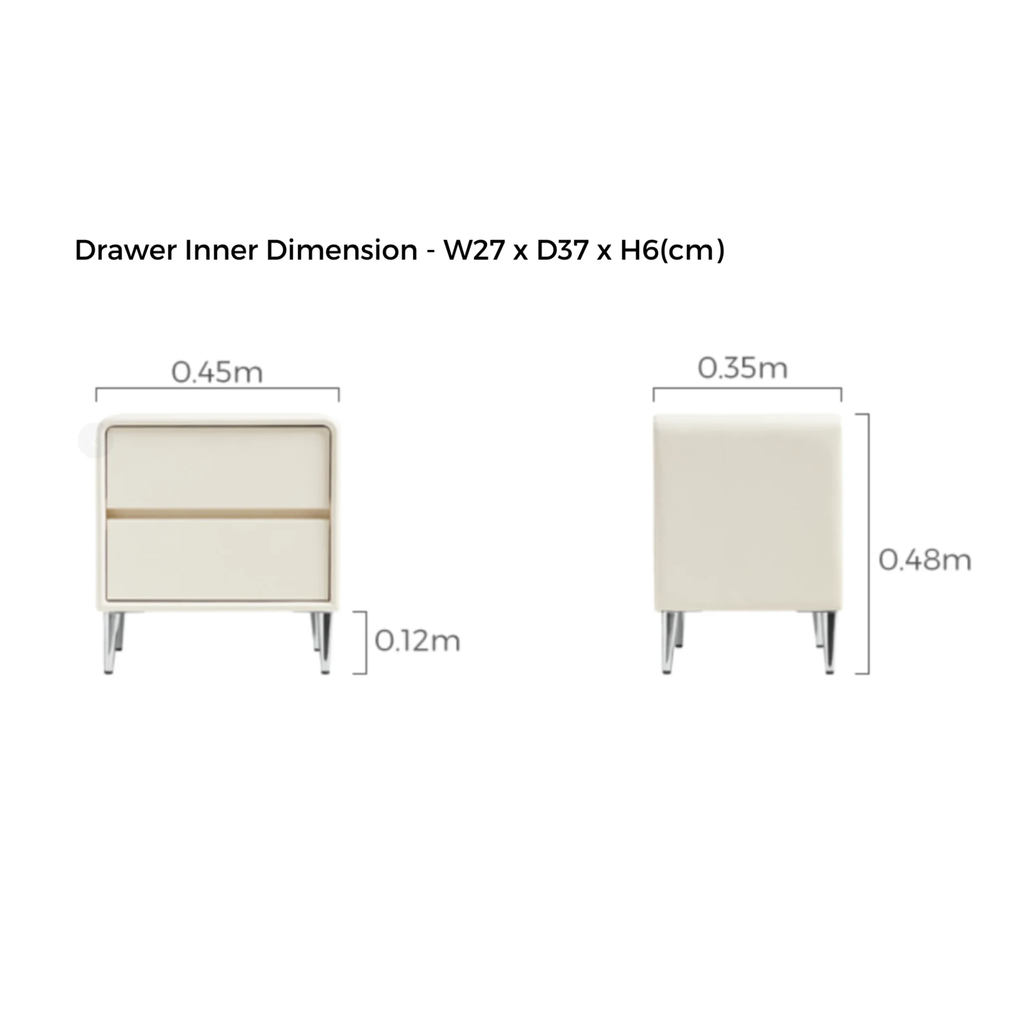 Linspire Whimsy Bedside Table