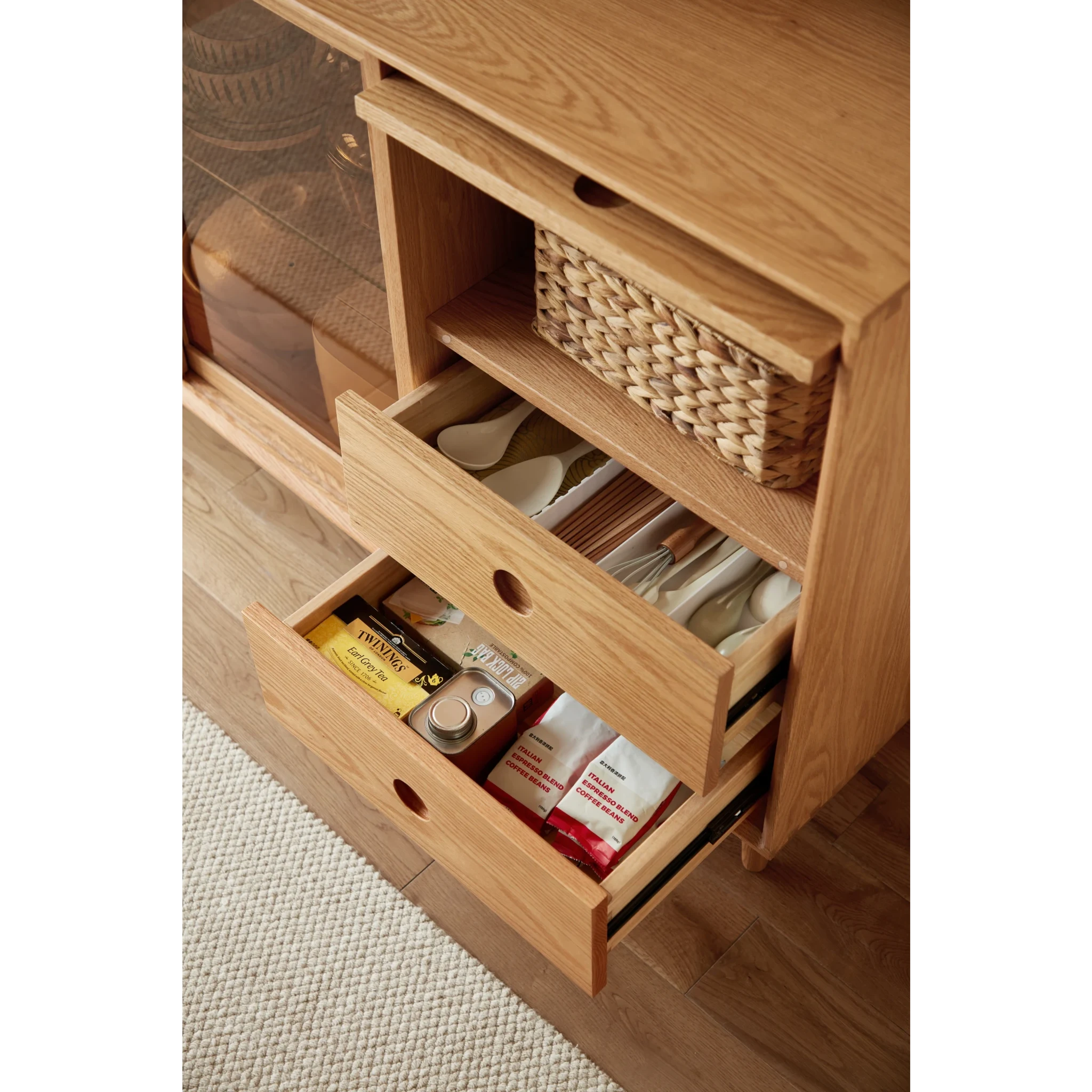 Linspire Flow Solid Wood Sideboard, W150cm