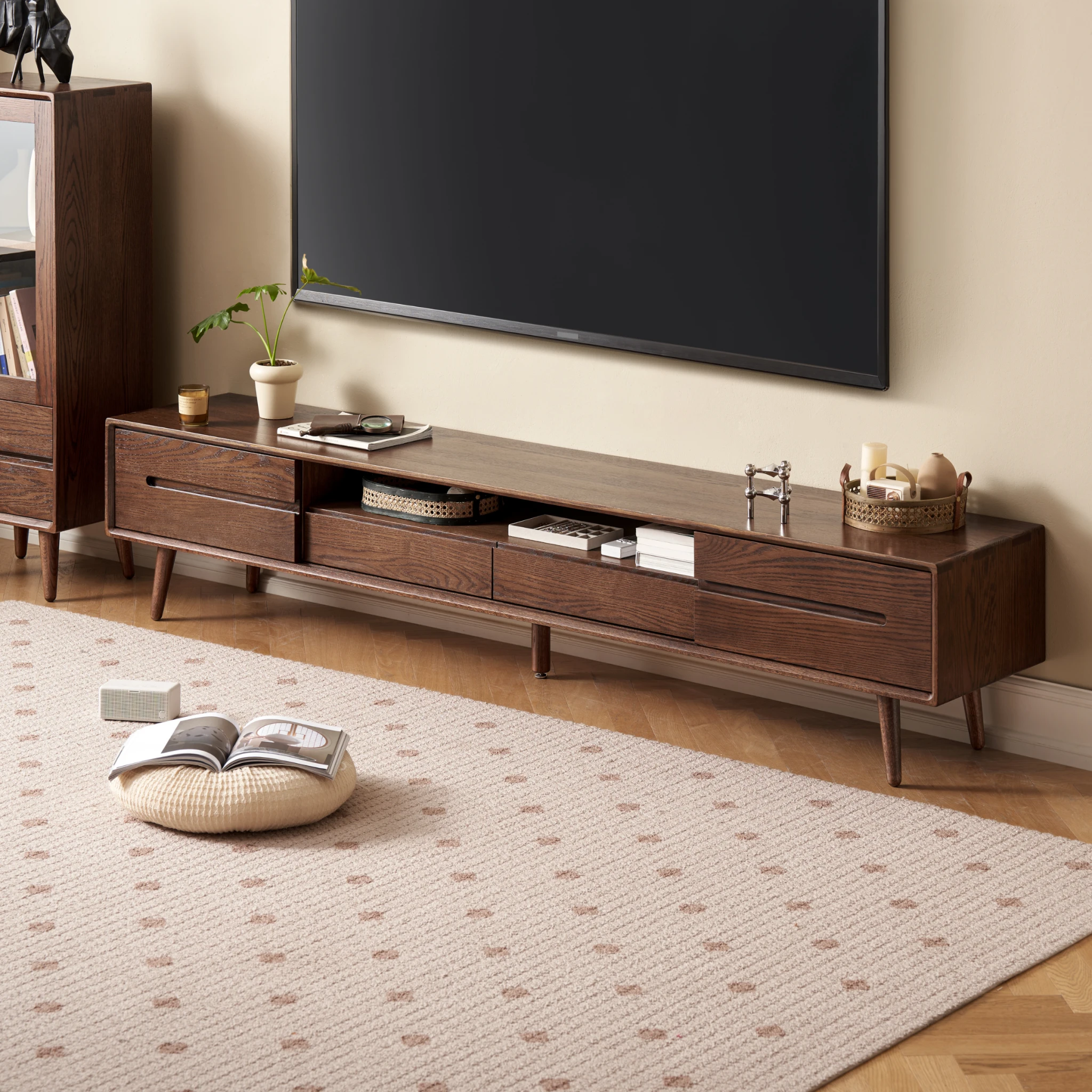 Solidwood Santa Rosa Entertainment Unit, 200cm