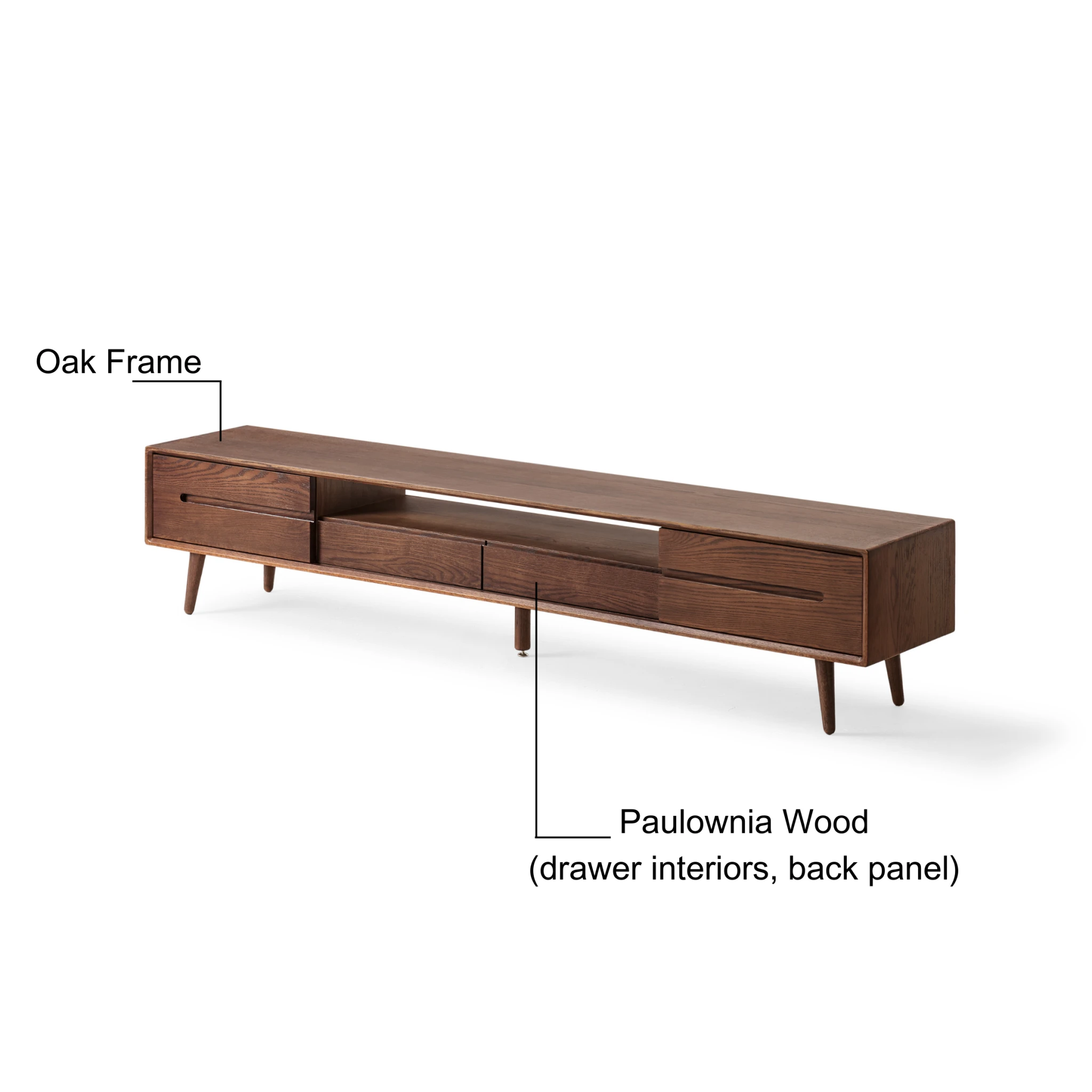 Solidwood Santa Rosa Entertainment Unit, 200cm