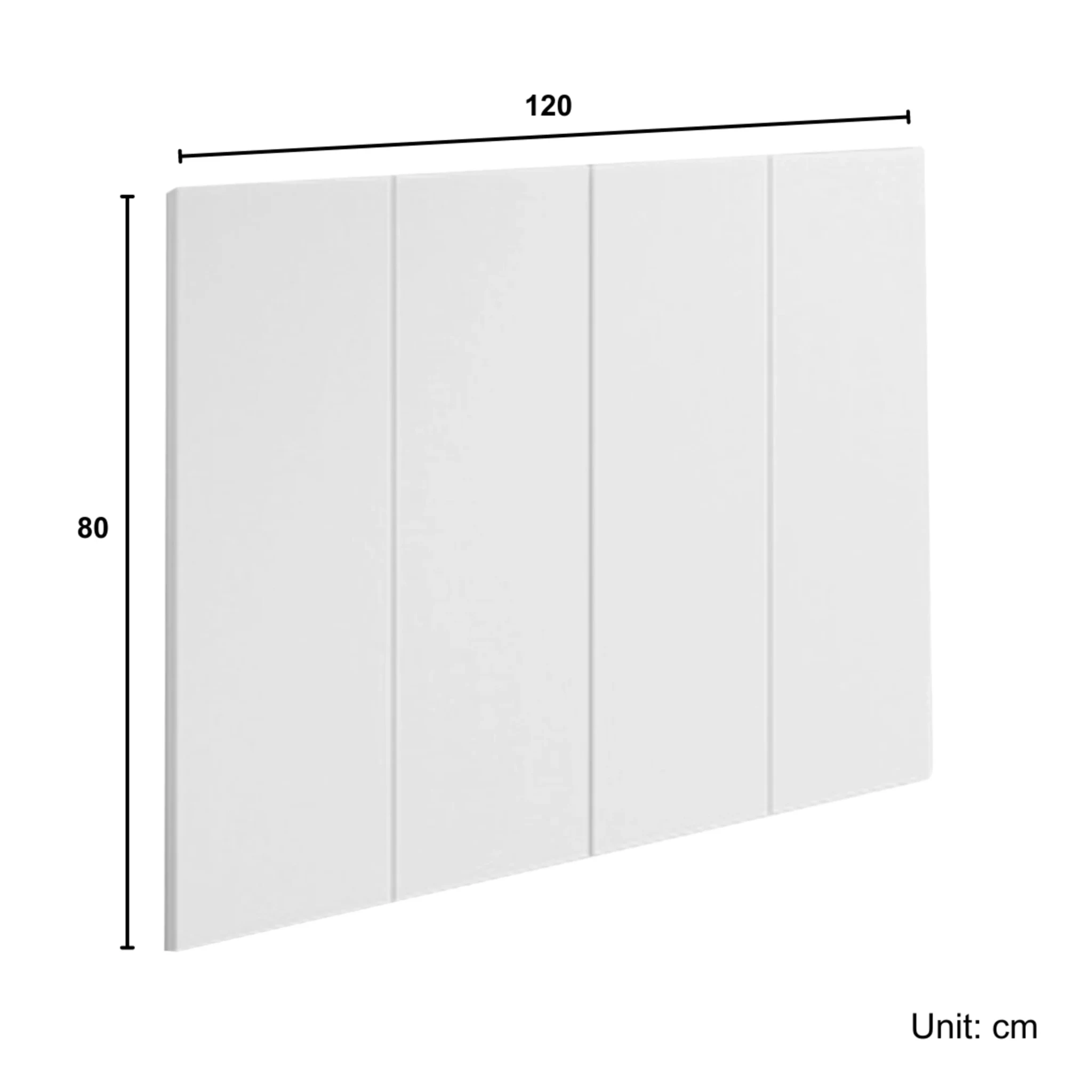 Loft Kiri Bookcase Glass Door, W120cm, Natural Wood