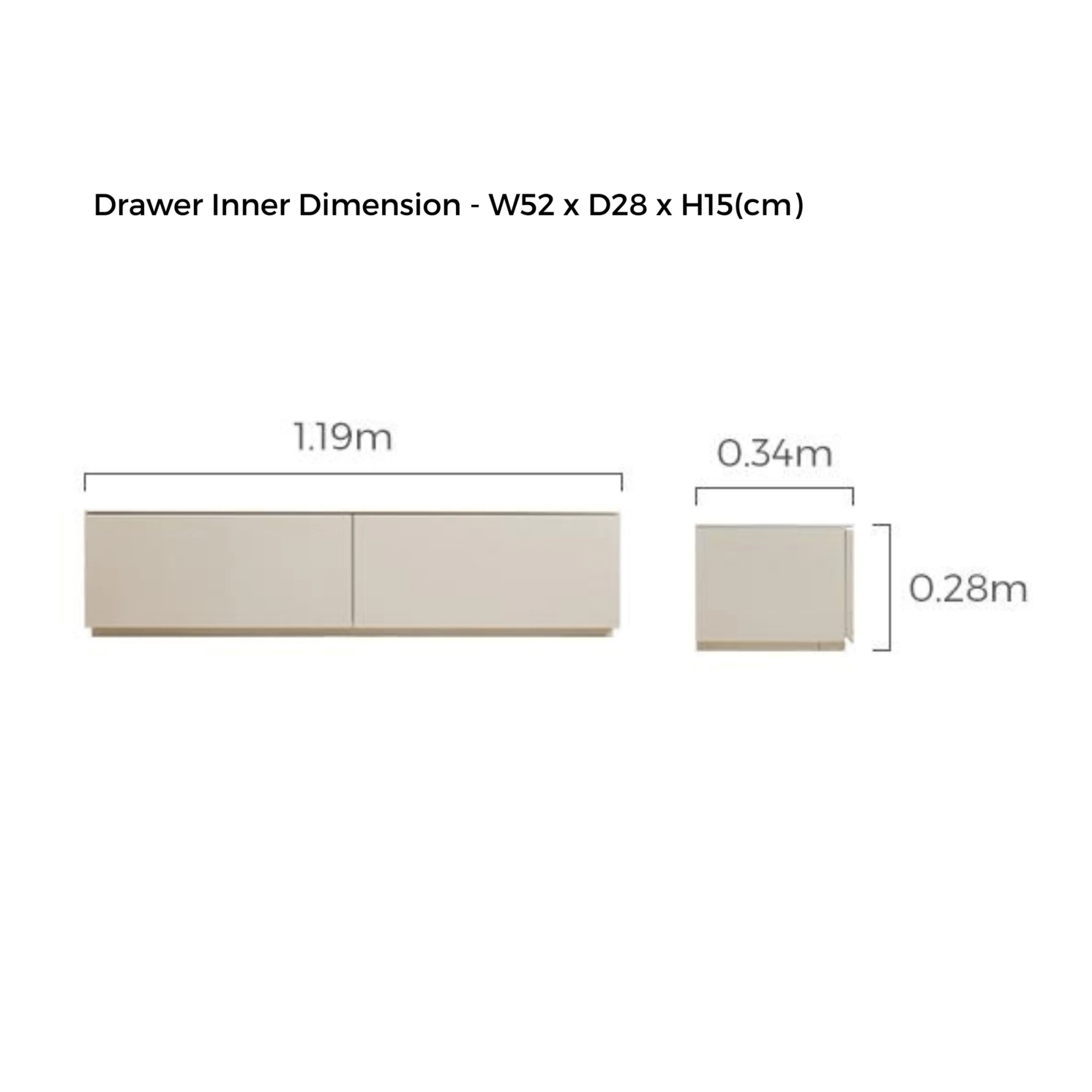 Linspire Vanko Sintered Stone Top Entertainment Unit, 120cm