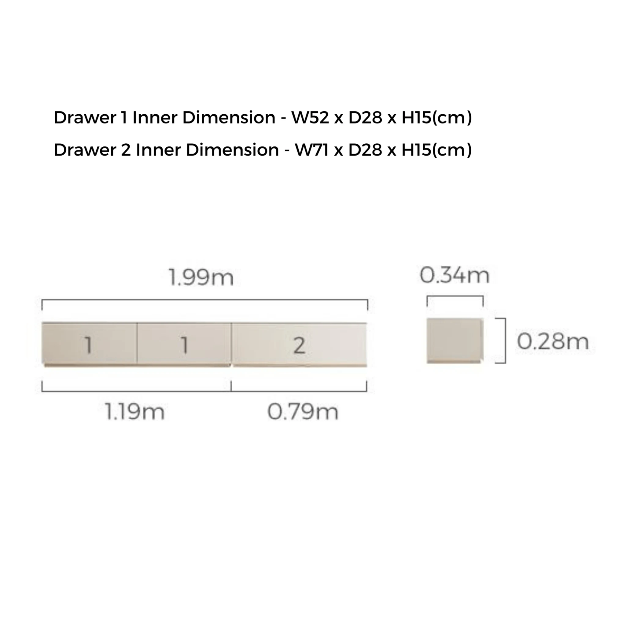 Linspire Vanko Sintered Stone Top Entertainment Unit, 200cm