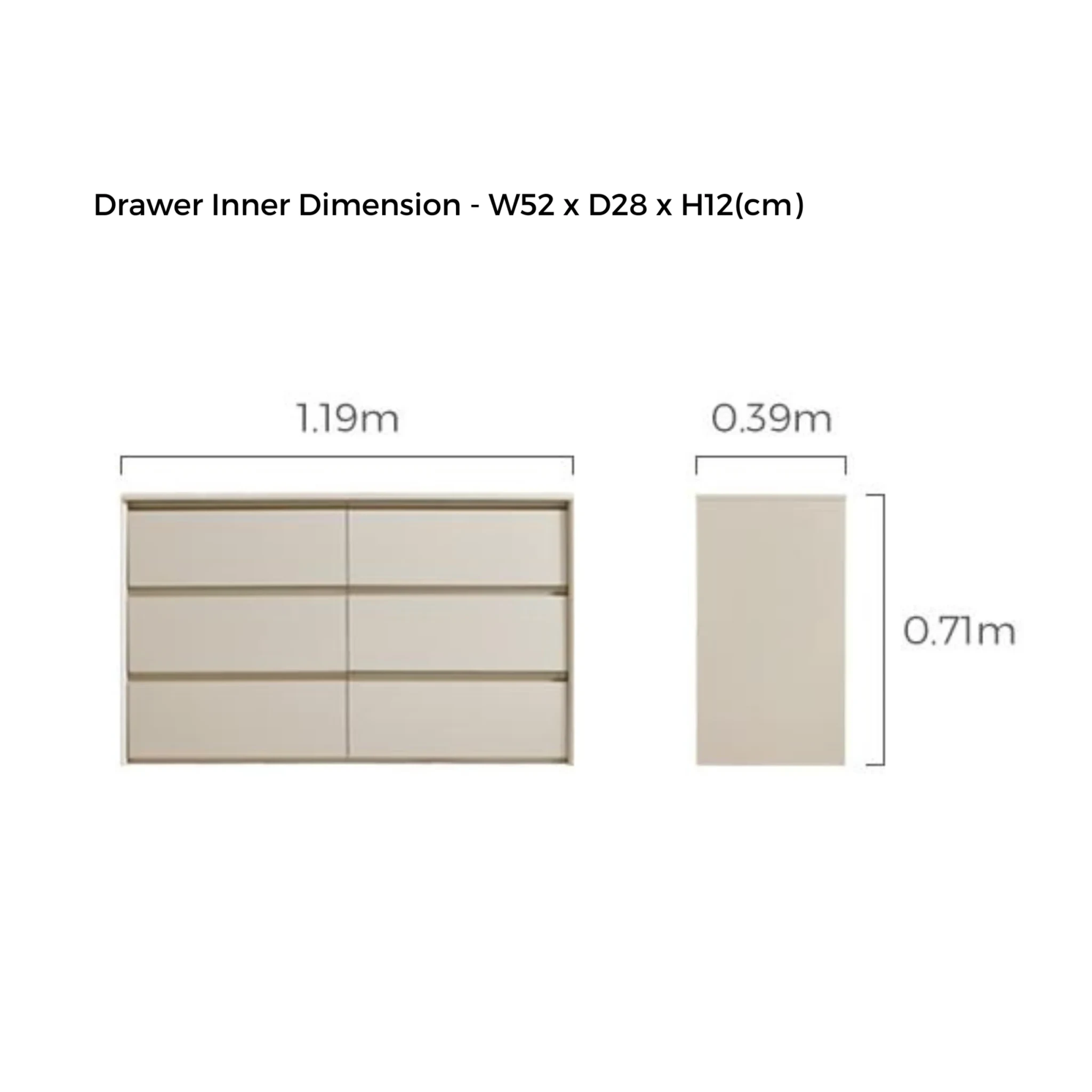 Linspire Vanko Chest of 6 Drawers