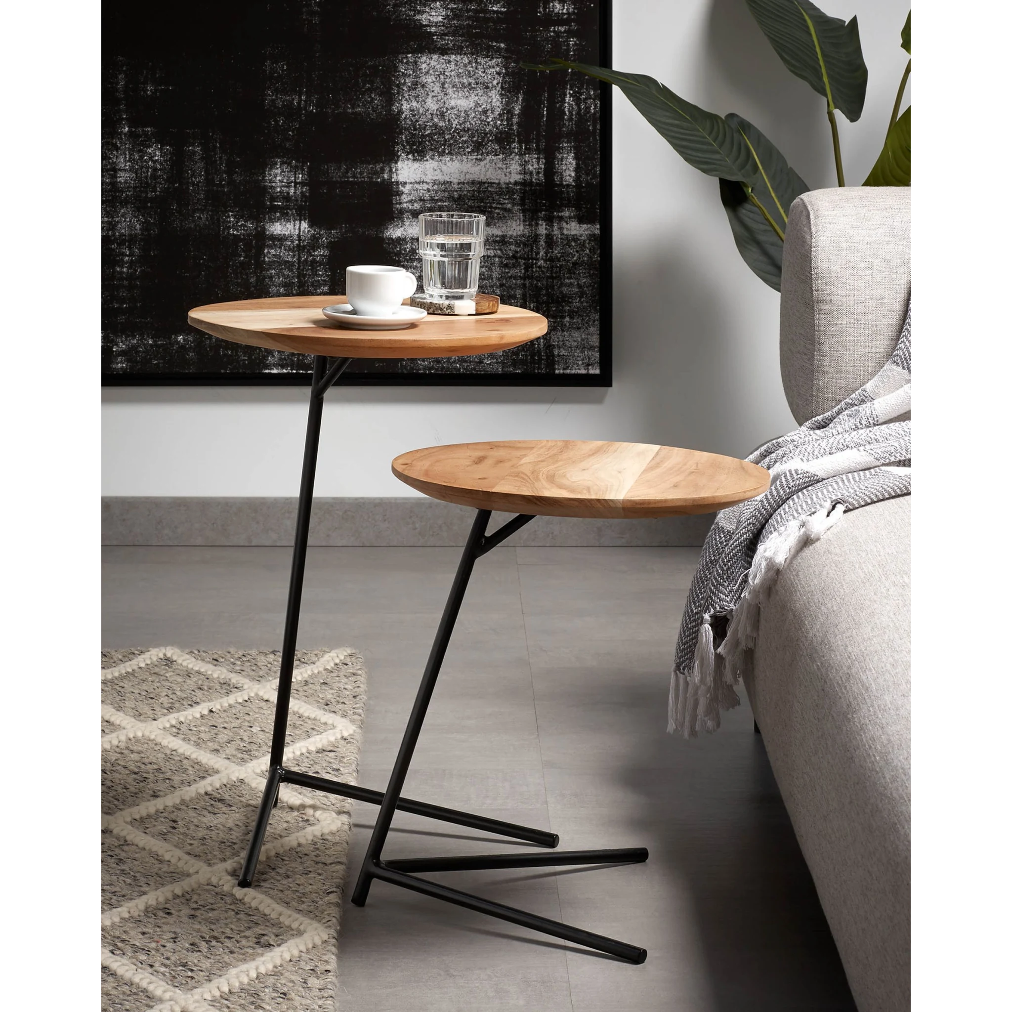 Kave Home Asha Side Table, Dia40cm