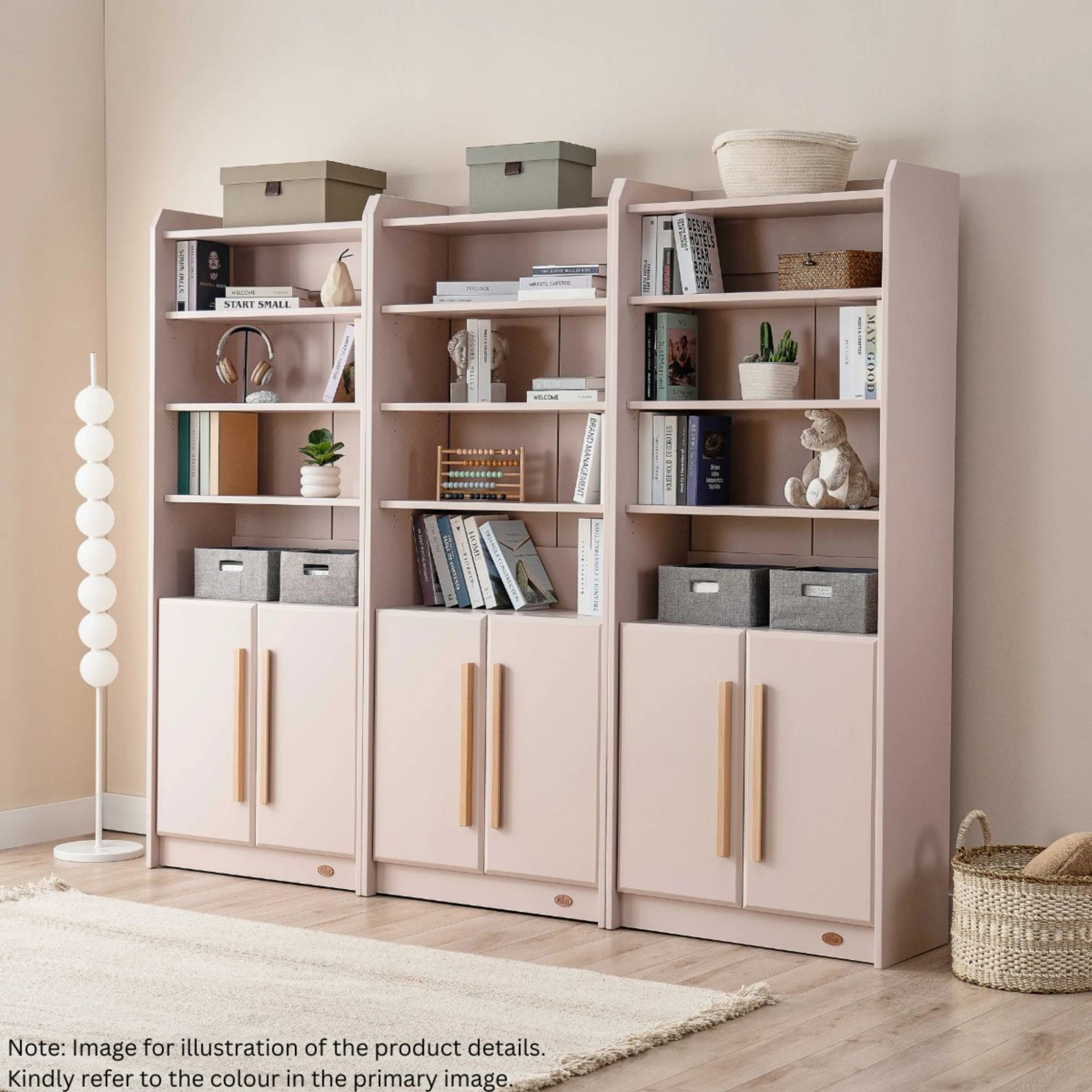 Boori Casa Kids Storage Bookcase, Barley White