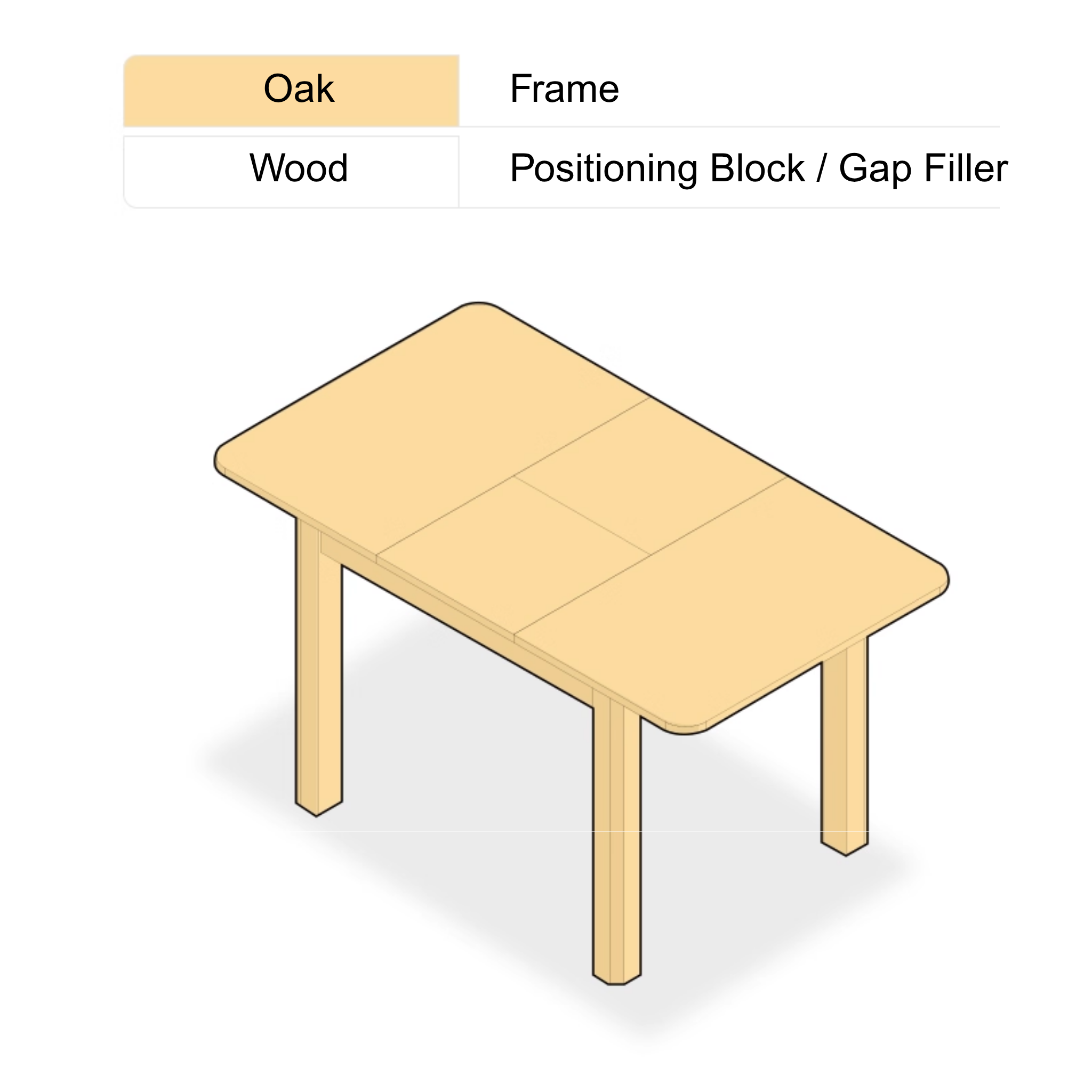 Solidwood Hemura Extendable Dining Table, Oak, W140cm