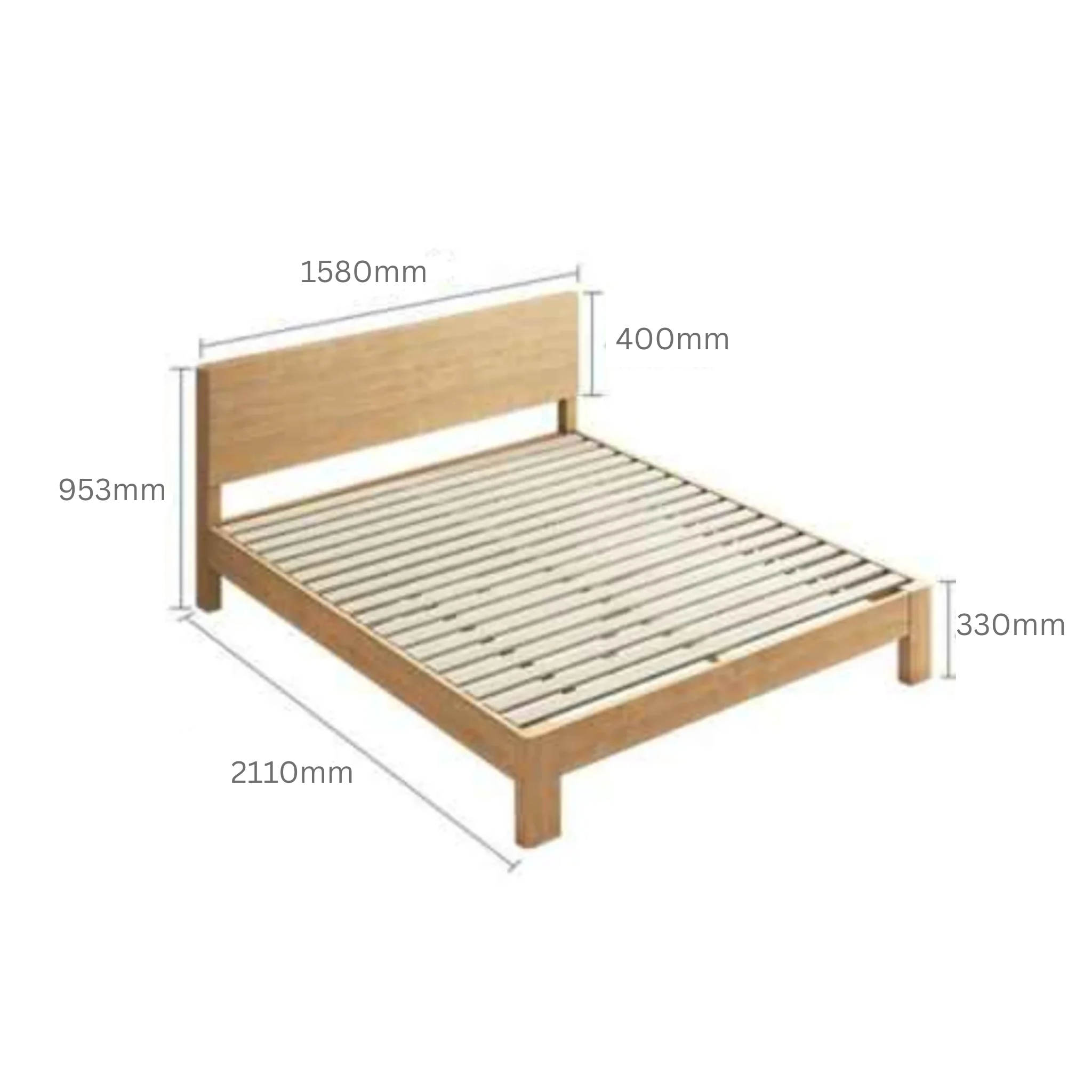 Loft Japandi NZ Queen Bed Frame