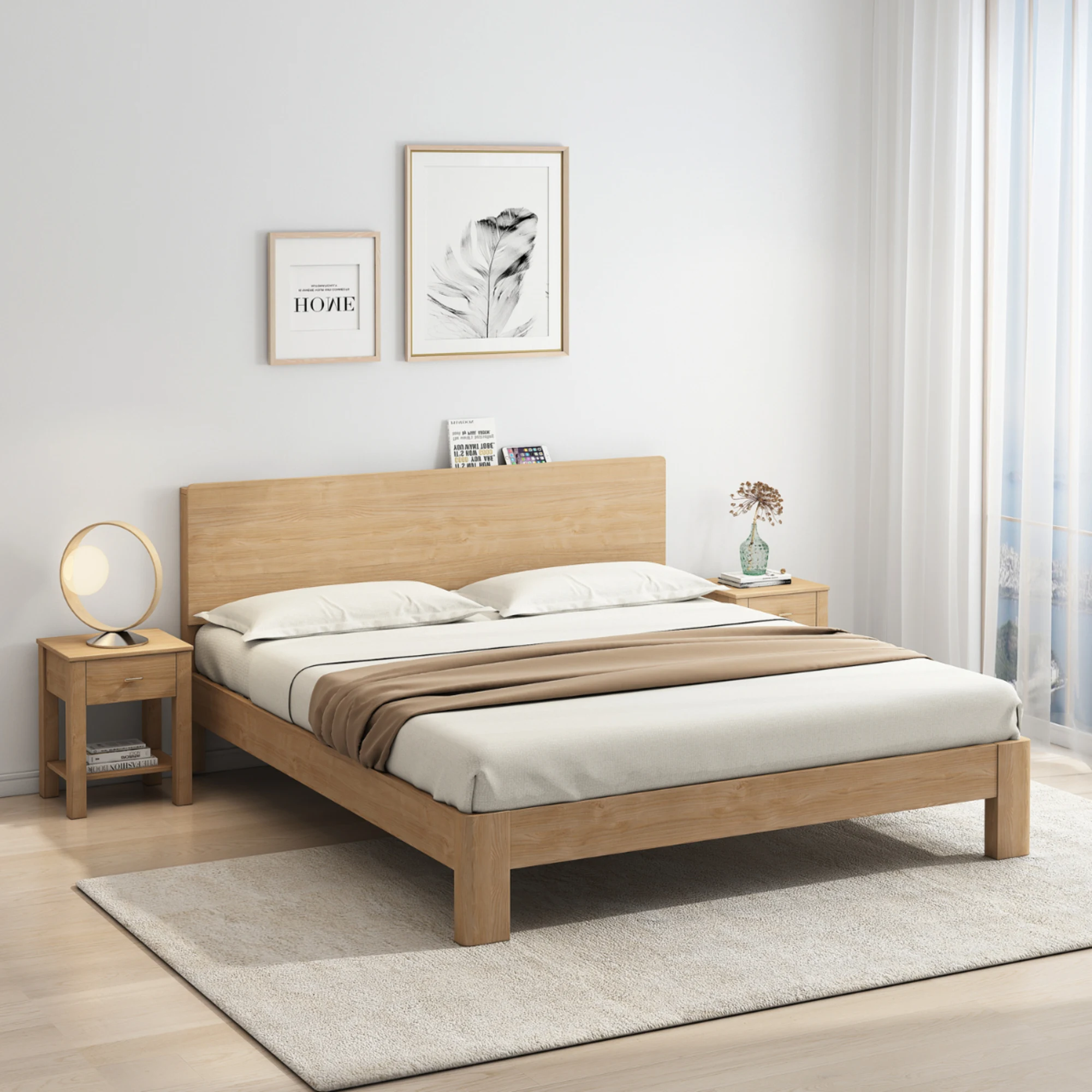Loft Japandi NZ Queen Bed Frame