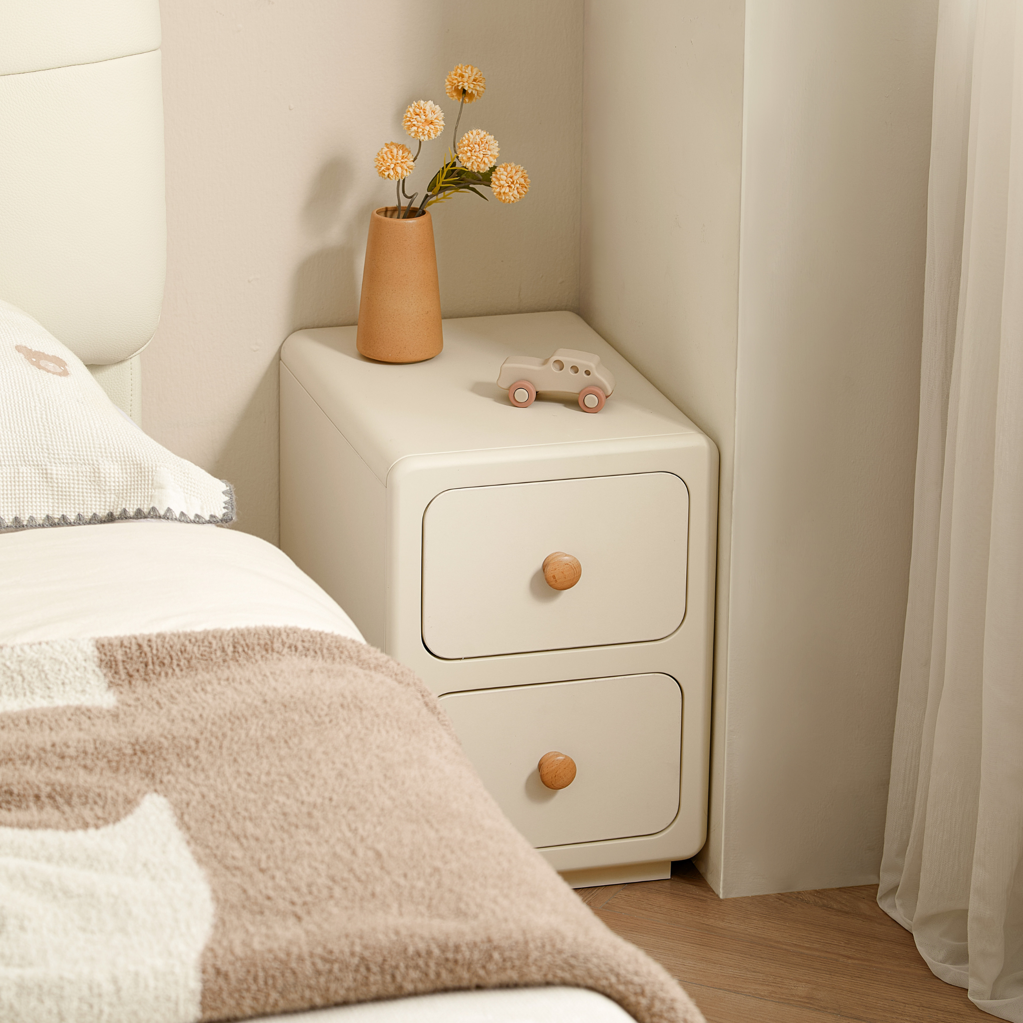 Linspire Paragon Kids Bedside Table with 2 Drawers