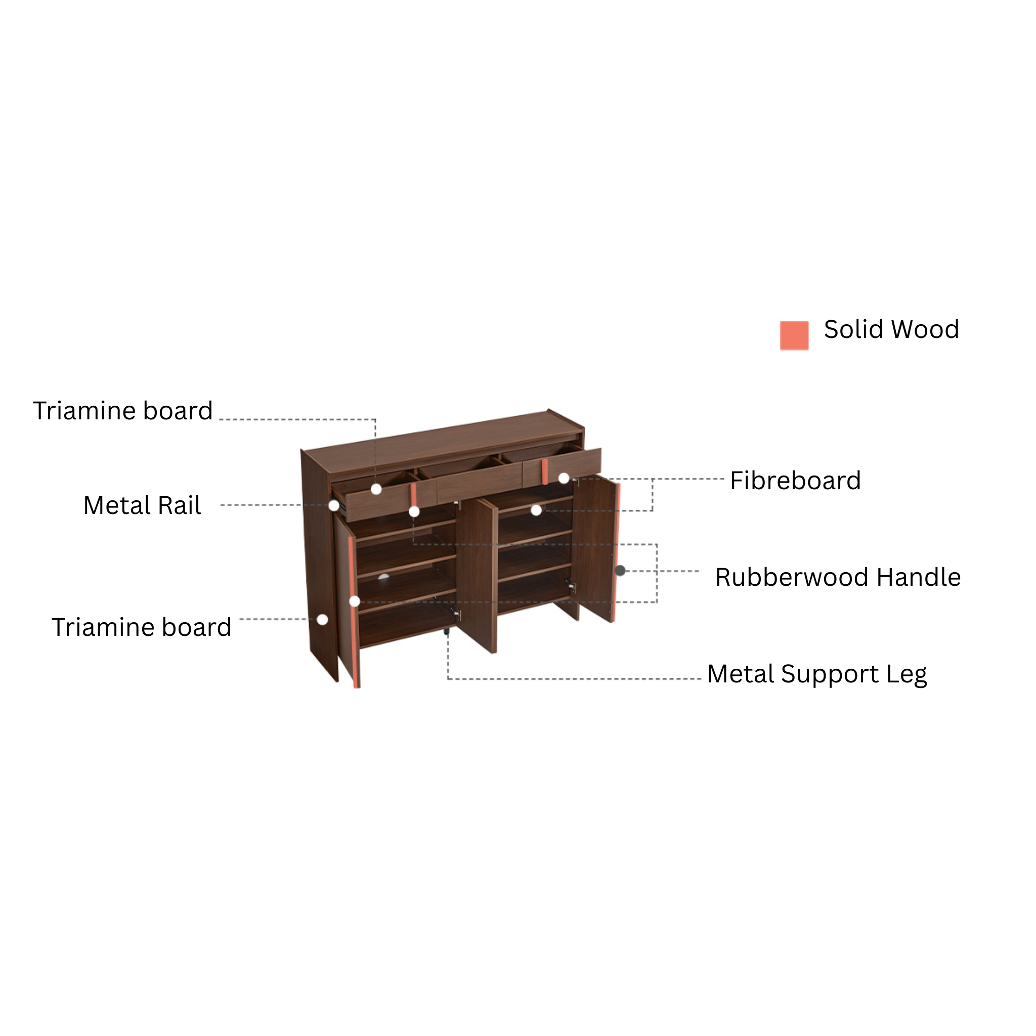 Linspire Nook Shoe Cabinet, W120cm