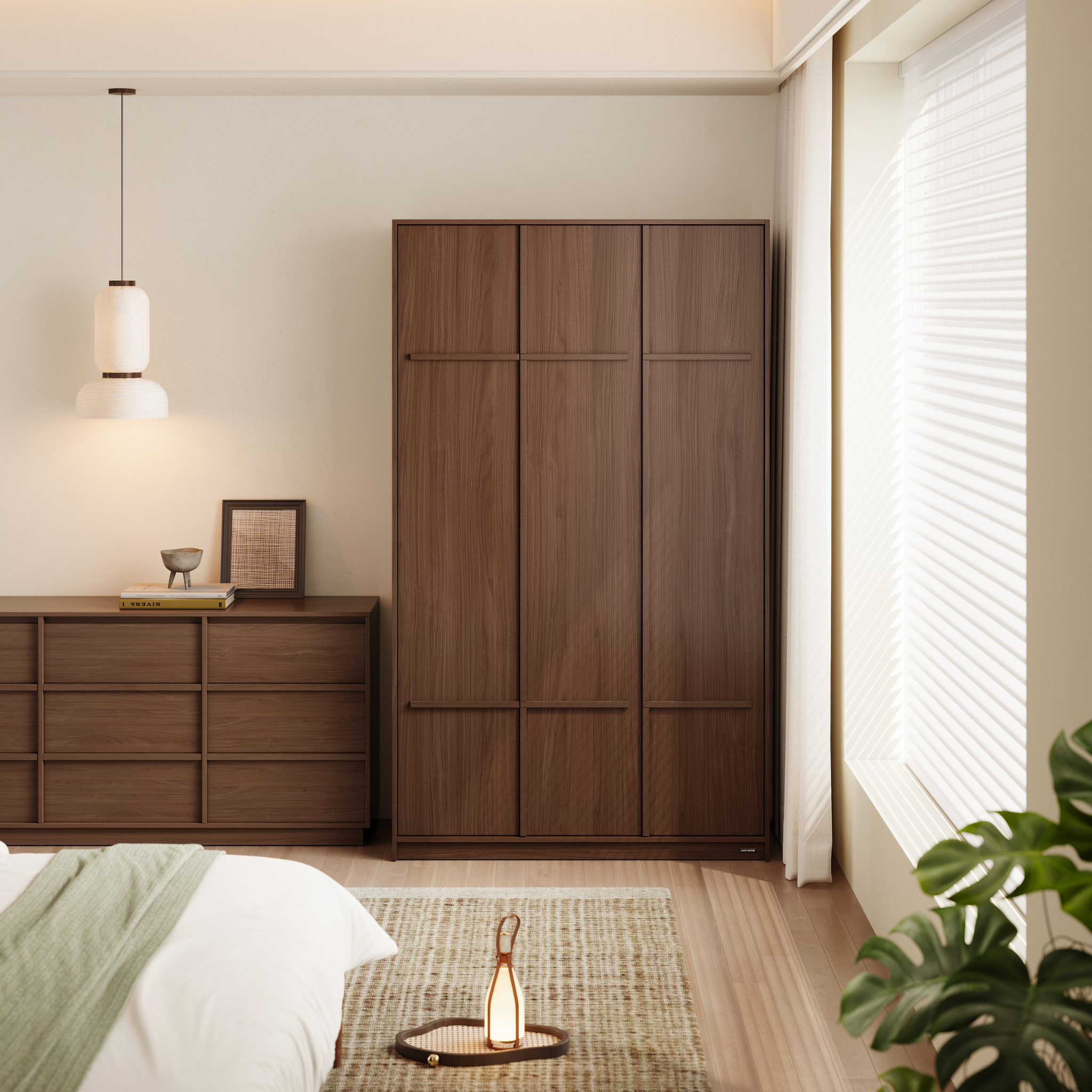 Linspire Nook 3-Door Wardrobe, H200cm