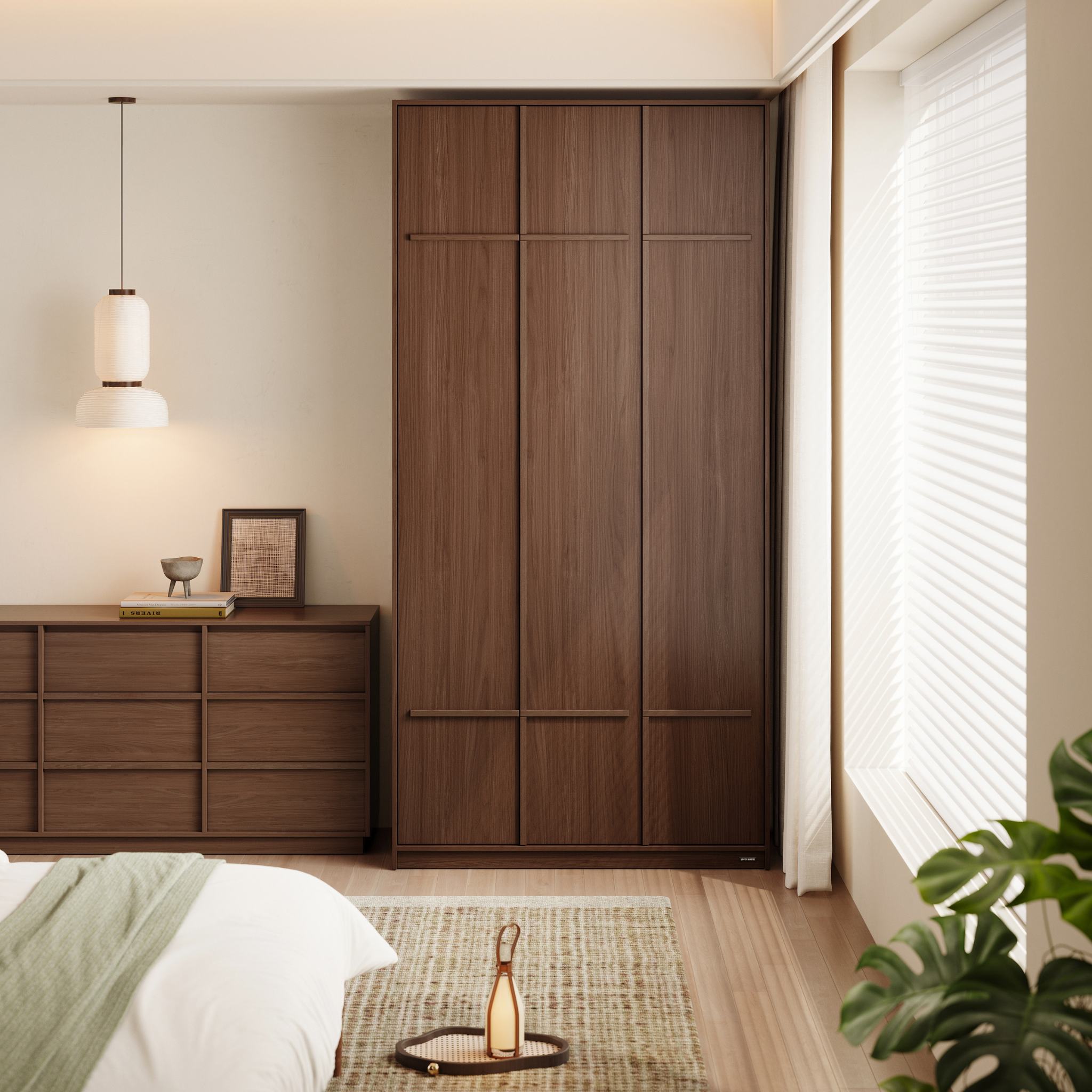 Linspire Nook 3-Door Wardrobe, H240cm