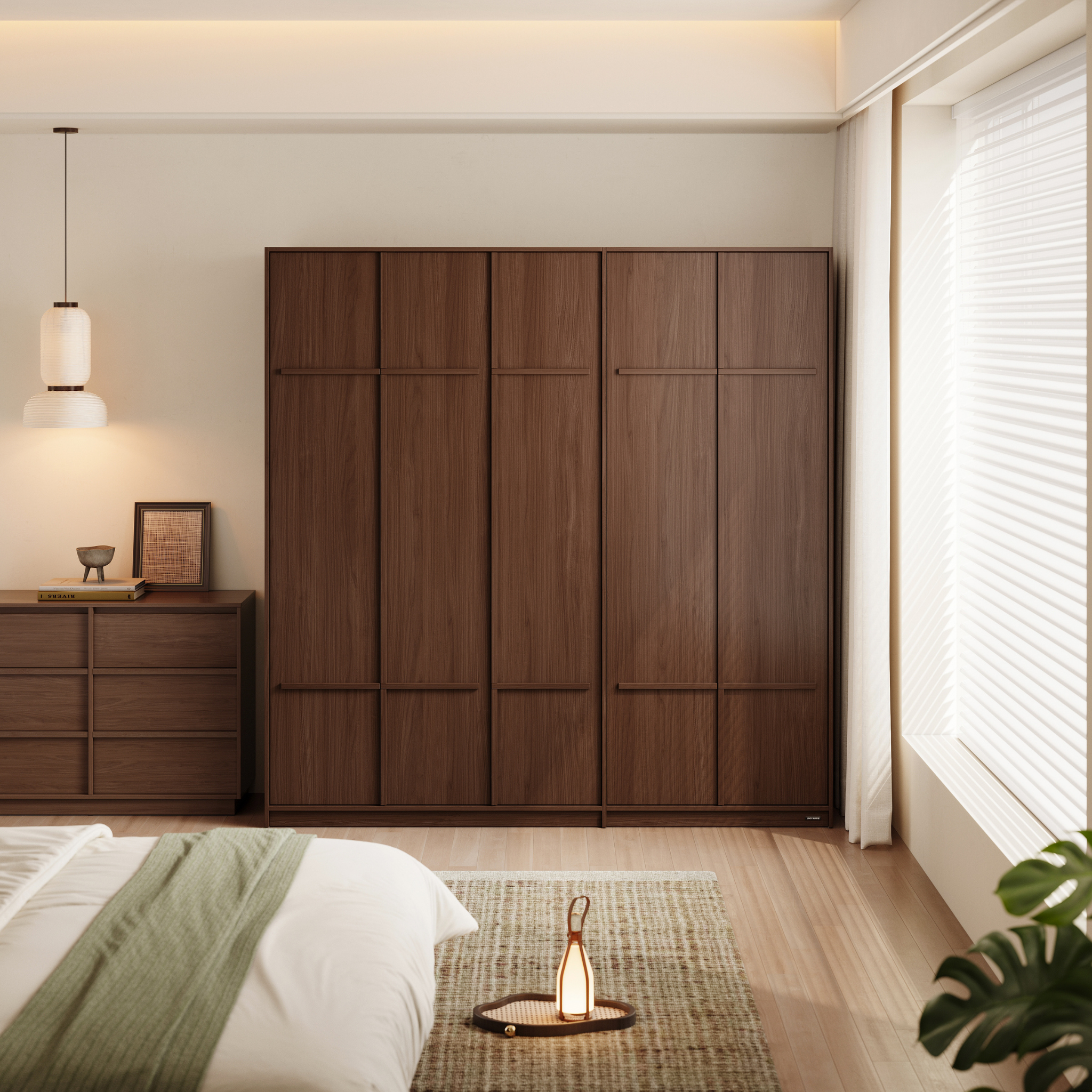 Linspire Nook 5-Door Wardrobe, H200cm