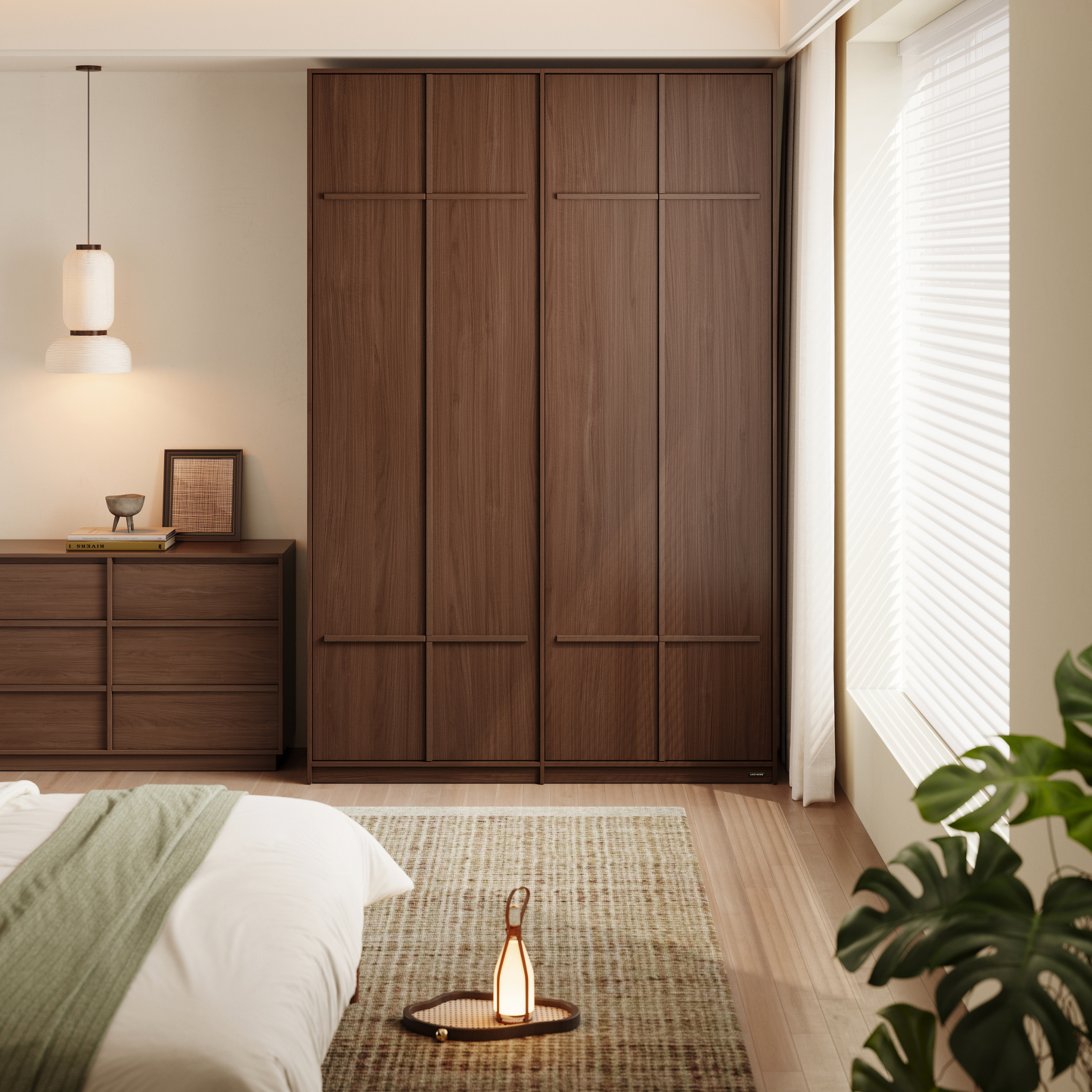 Linspire Nook 4-Door Wardrobe, H240cm