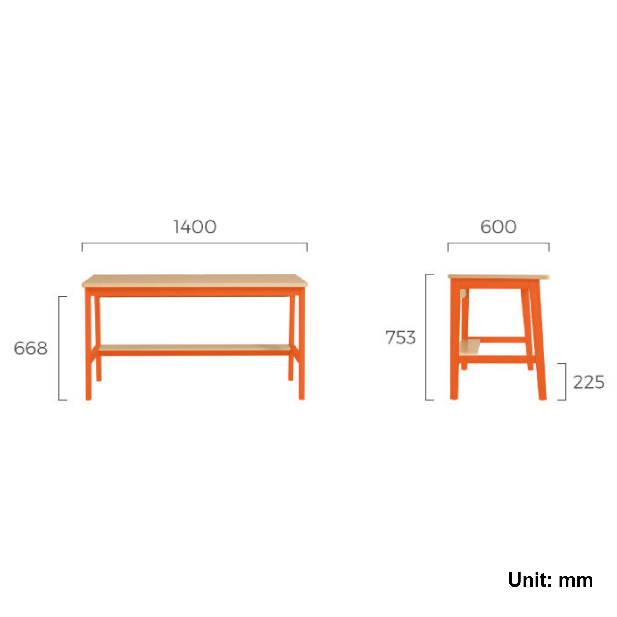 Linspire Ursula Office Desk, W140cm