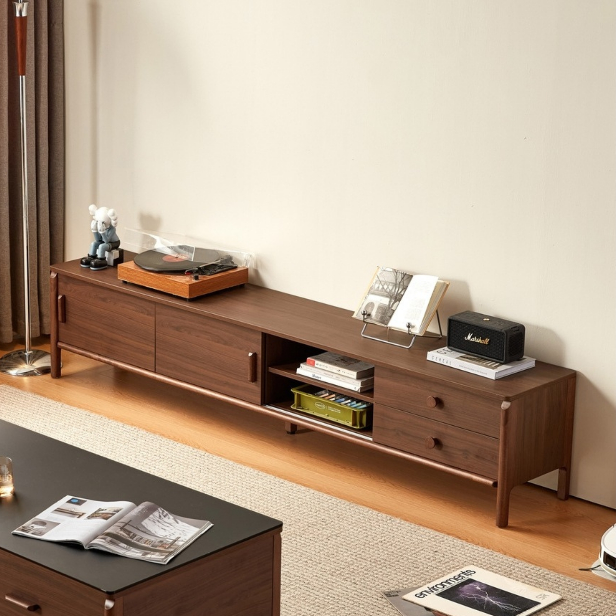 Linspire Ursula Entertainment Unit, W180cm, Dark Wood