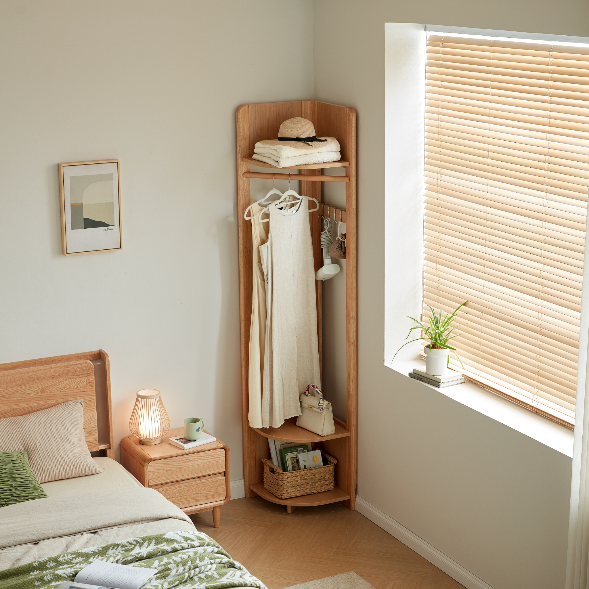 Linspire Aalto Corner Clothes Rack
