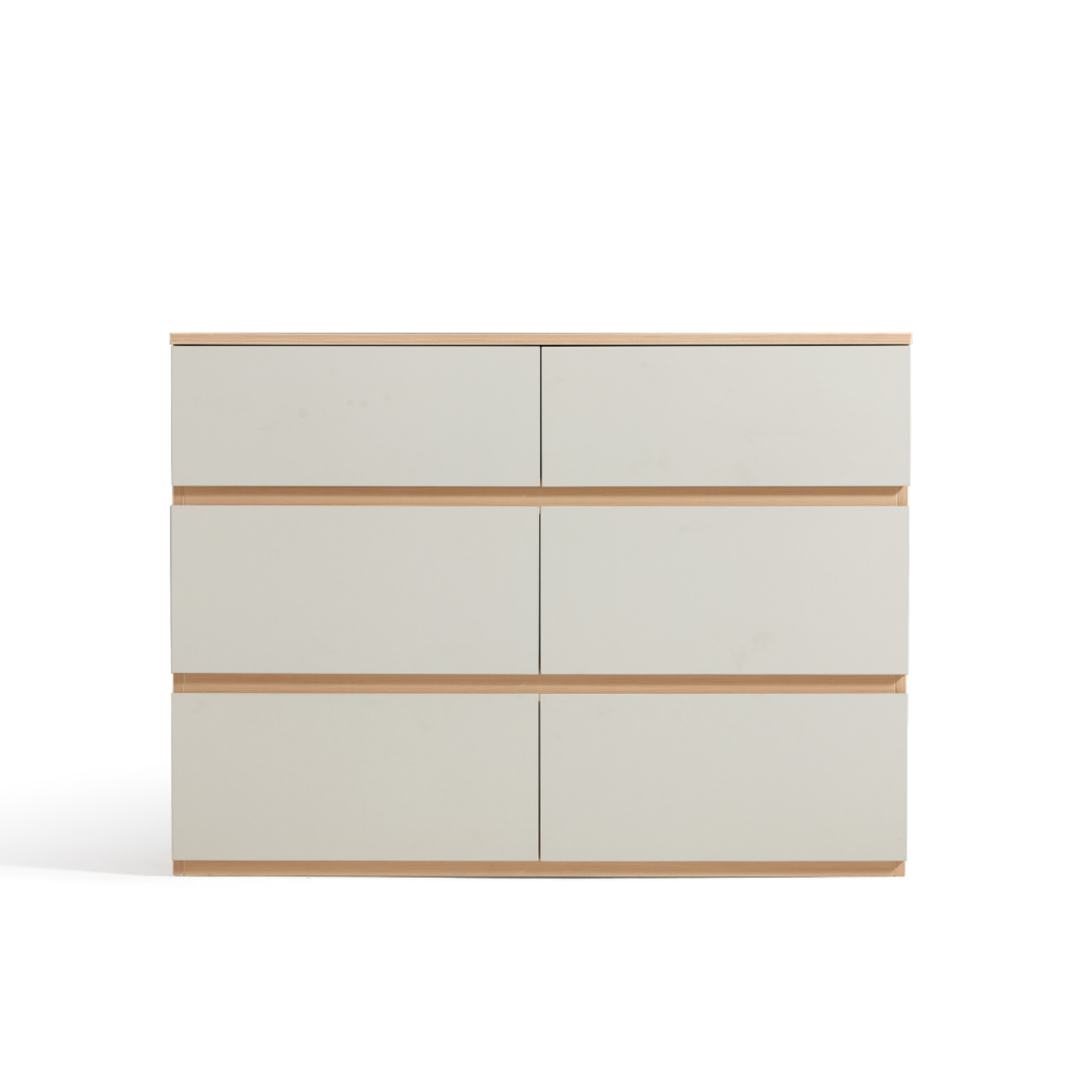 Light Grey, Natural Wood