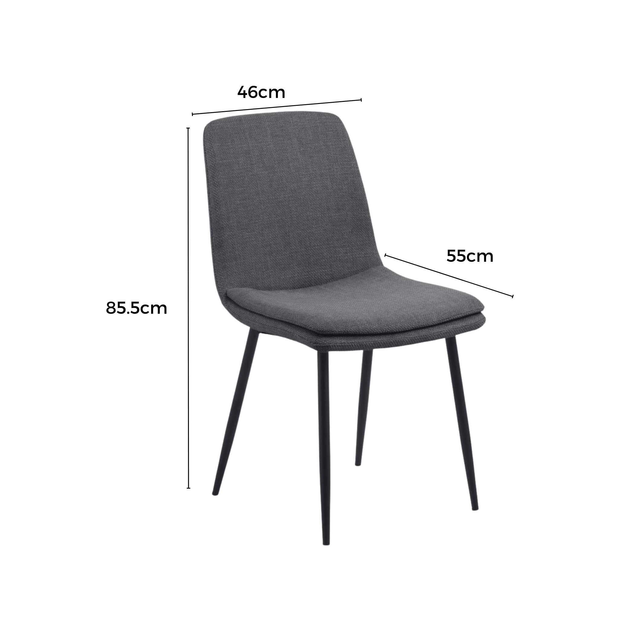 Hjem Design Becra Dining Chair, Set of 4, Green