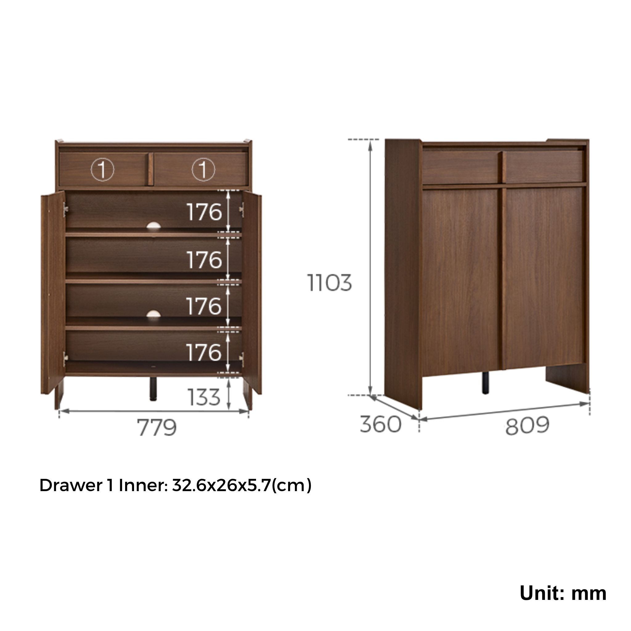Linspire Nook Shoe Cabinet
