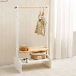 Boori Tidy Kids Clothing Rack, Barley and Almond