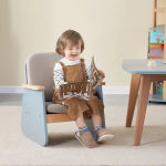 Boori Tidy Kids Junior Rocking Chair, Blueberry and Almond