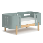 Boori Nova Kids Evolve Bedside Bed, Blueberry and Beech