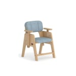 Boori Euler Kids Study Chair with Cushion Set, Blueberry and Beech