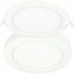 Brilliant THE DUET Recessed or Surface Mount Downlight 24W, White