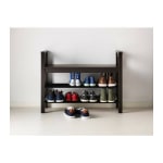 IKEA HEMNES Bench with shoe storage 85x32cm Black-brown