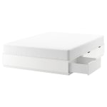 IKEA NORDLI Bed Frame with storage 160x200CM white