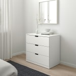 IKEA NORDLI Chest of 3 drawers 80x76cm White