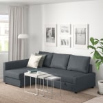 IKEA FRIHETEN Corner sofa-bed with storage, Hyllie Dark Grey