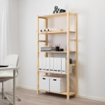 (Ivar Part)IKEA IVAR Shelving Unit, 89x30x179CM PINE