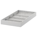 (Pax Part)IKEA KOMPLEMENT Insert With 4 Compartments 25x53x5CM Light Grey