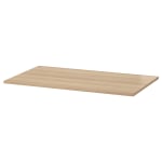 IKEA KOMPLEMENT Shelf 100x58CM White Stained Oak Effect