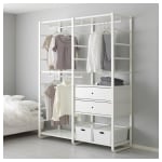 IKEA ELVARLI 2 Sections 165x55x216CM  WHITE