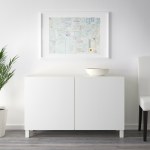 (Besta Part)IKEA BESTA Storage Combination with Doors 120 x 40 x 74 cm White/Lappviken White