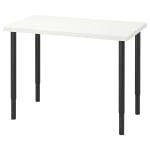 IKEA LINNMON-OLOV Desk, White, Black 100x60 cm