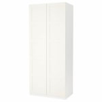 (Pax Part)IKEA PAX Wardrobe 100x60x236 cm, White/Bergsbo White