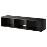 (Besta Part)IKEA BESTA TV bench 180x40x38cm Black-brown