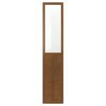 IKEA OXBERG Glass Door 40x192cm, Brown Ash Veneer