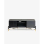 Kave Home NORFORT TV Cabinet 140x60cm metal, ash veneer ash