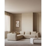 Kave Home Blok 6-Seat Corner Sofa, Beige